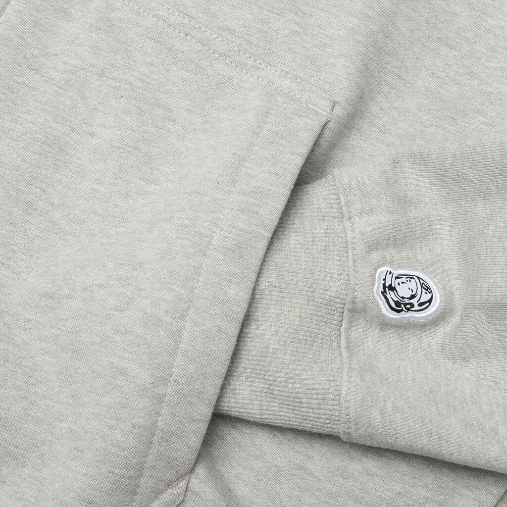 Script Zip Hoodie - Heather Grey