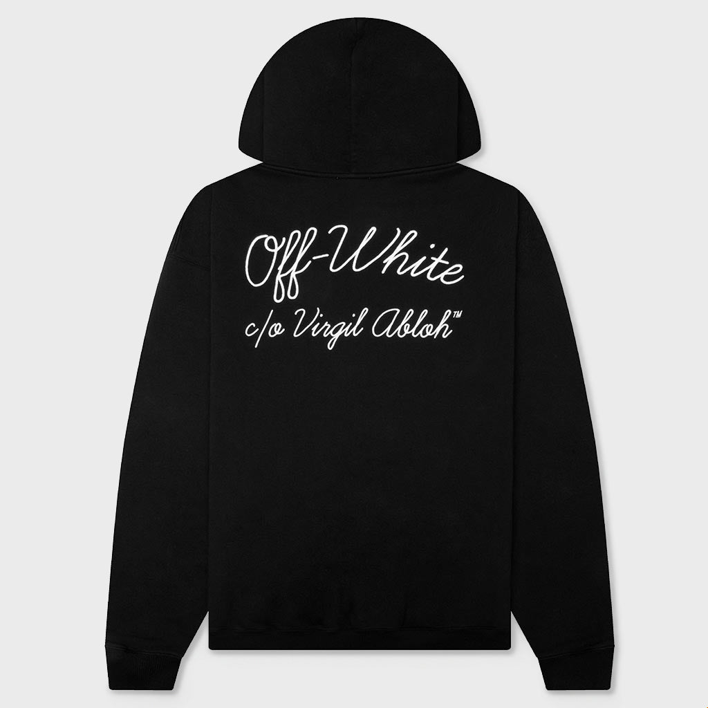 Script Logo Skate Hoodie - Black