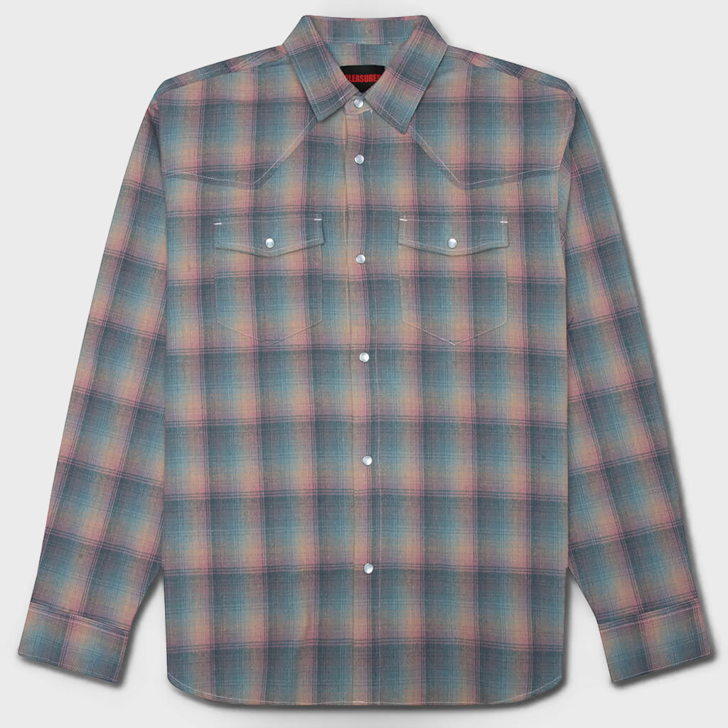 Sender Western Button Up - Pink