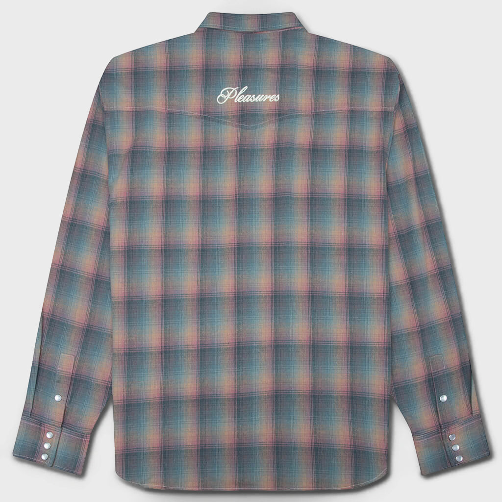 Sender Western Button Up - Pink
