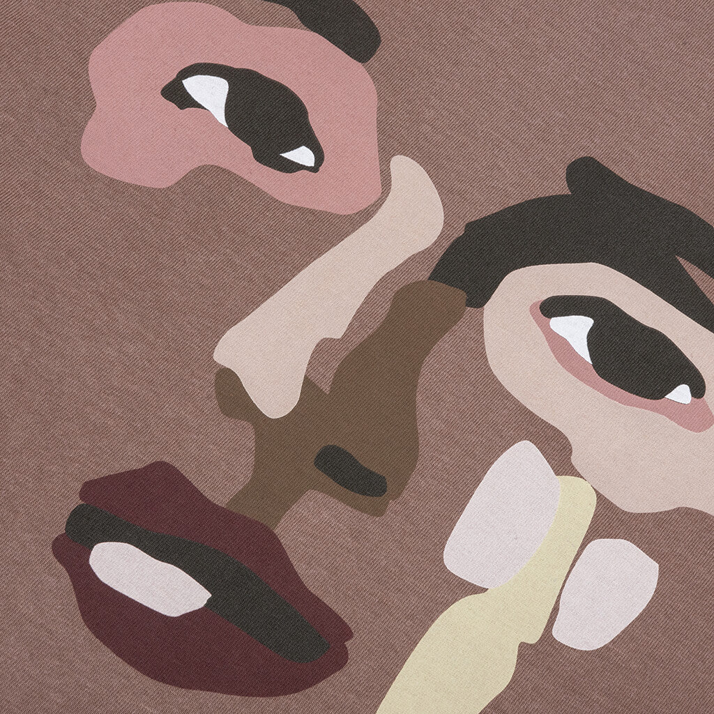 Shaped Face Tee - Espresso