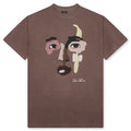 Shaped Face Tee - Espresso