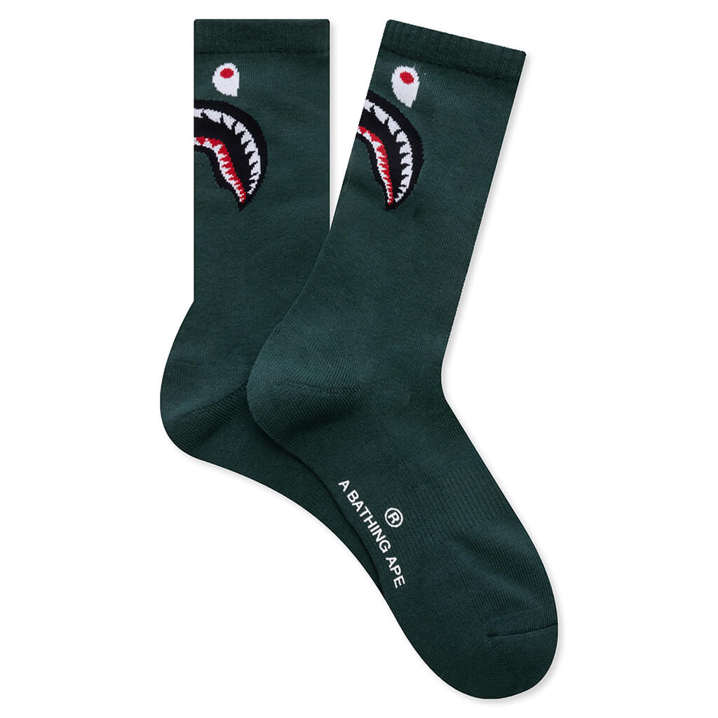 Shark Socks - Green