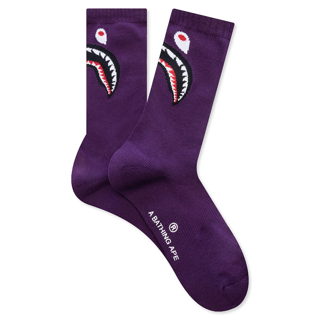 Shark Socks - Purple