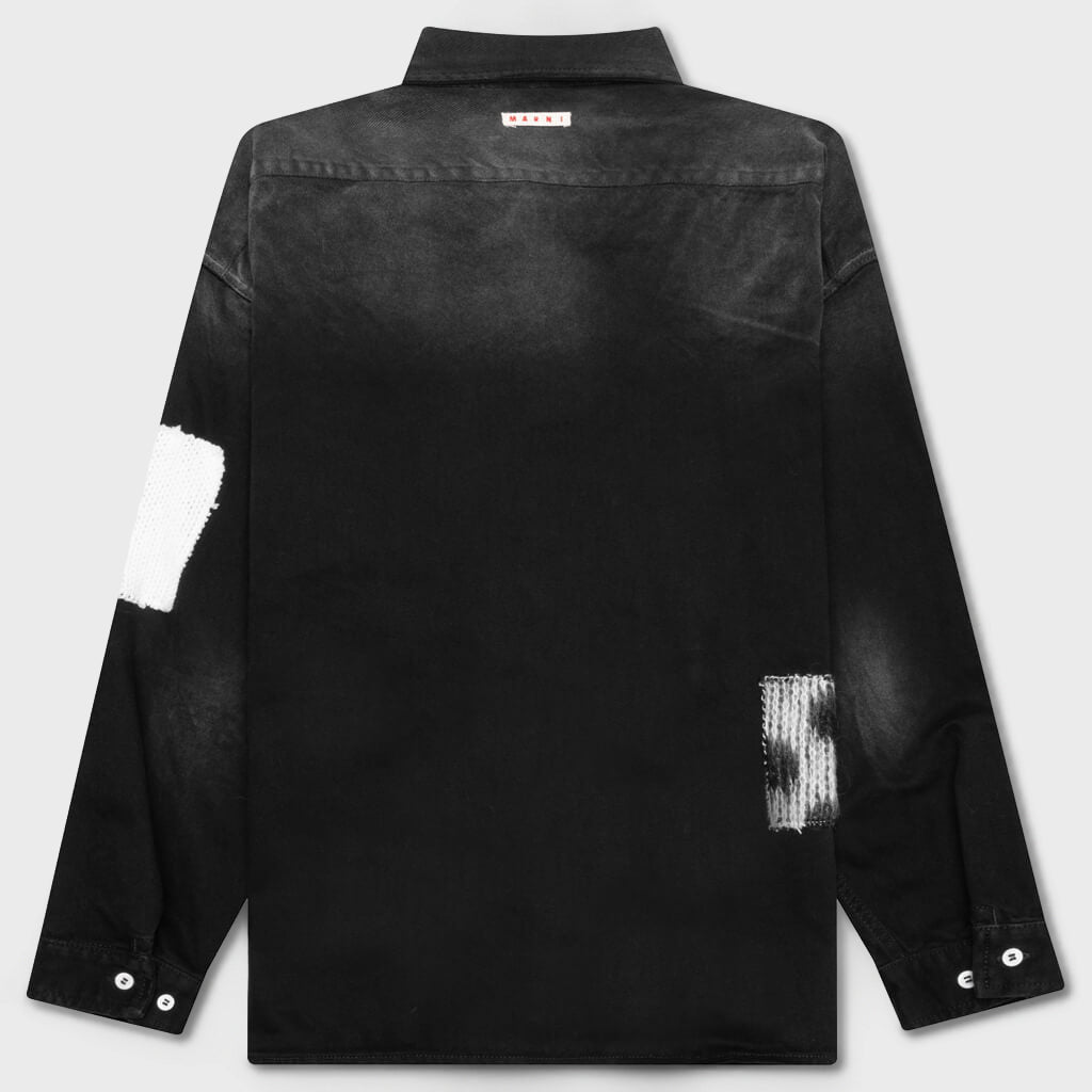 Patchwork Shirt - Black