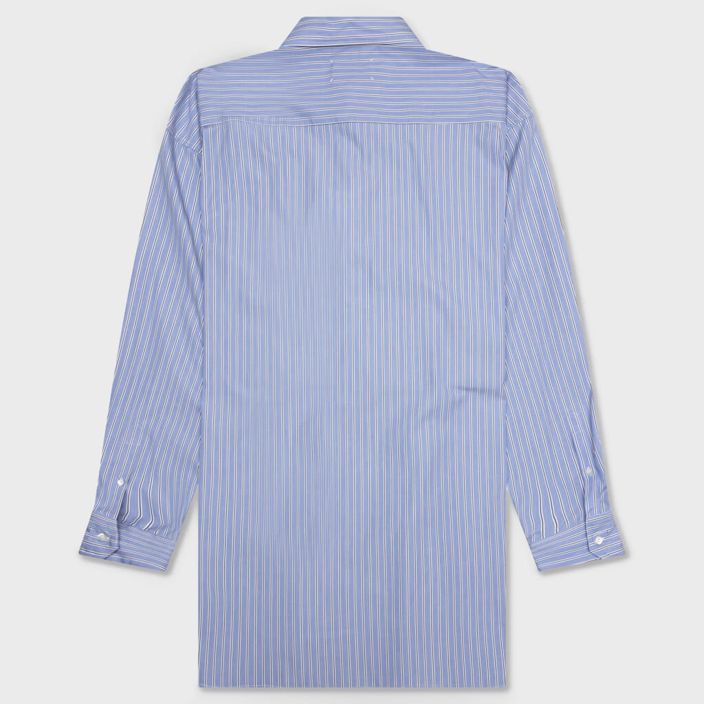 Striped L/S Shirt - Blue