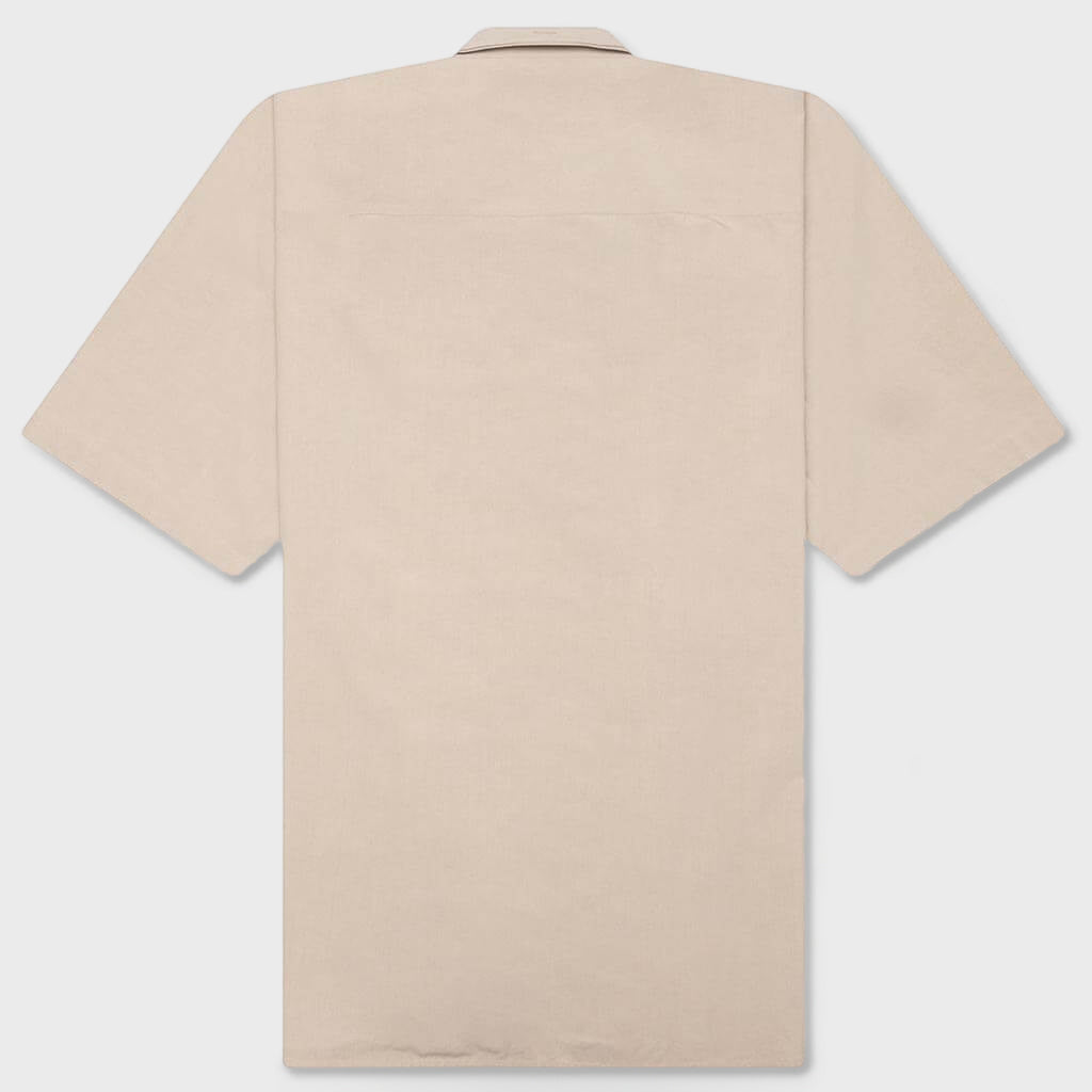 Double Layer Cotton Poplin Shirt - Powder Green