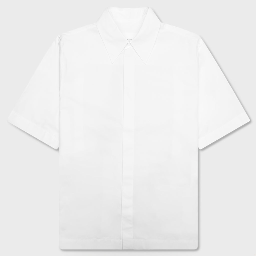 Heavy Organic Cotton Poplin Shirt 131 - Optic White