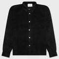 Mohair Overshirt Shirt - Black