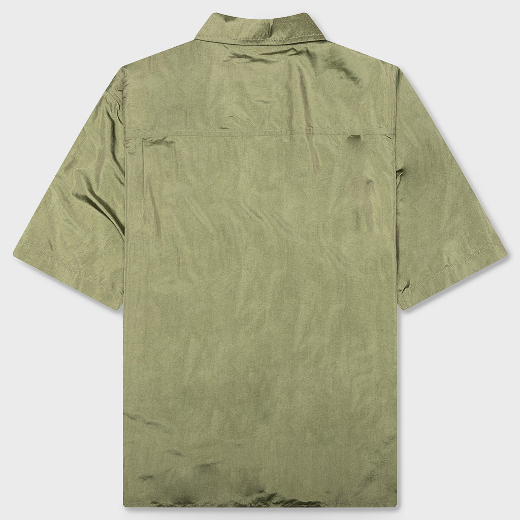 Silk And Nylon Shirt - Grasshopper
