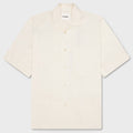 Glass Finish Cotton Poplin Shirt - Eggshell