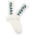 Shocker Logo Crew Socks - White