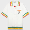 Short Sleeve Cuban Collar Shirt - White