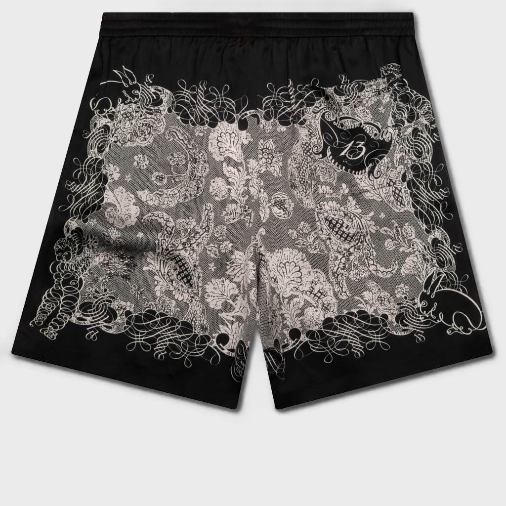 Shorts - Black/Ecru