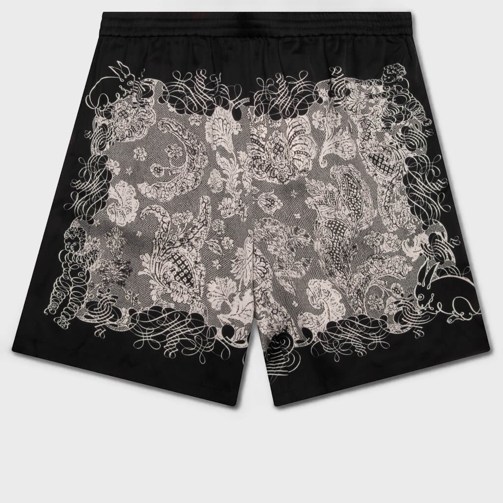 Shorts - Black/Ecru