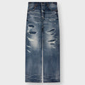 Showa Relaxed 'Manatsu' Repaired - Mid Blue