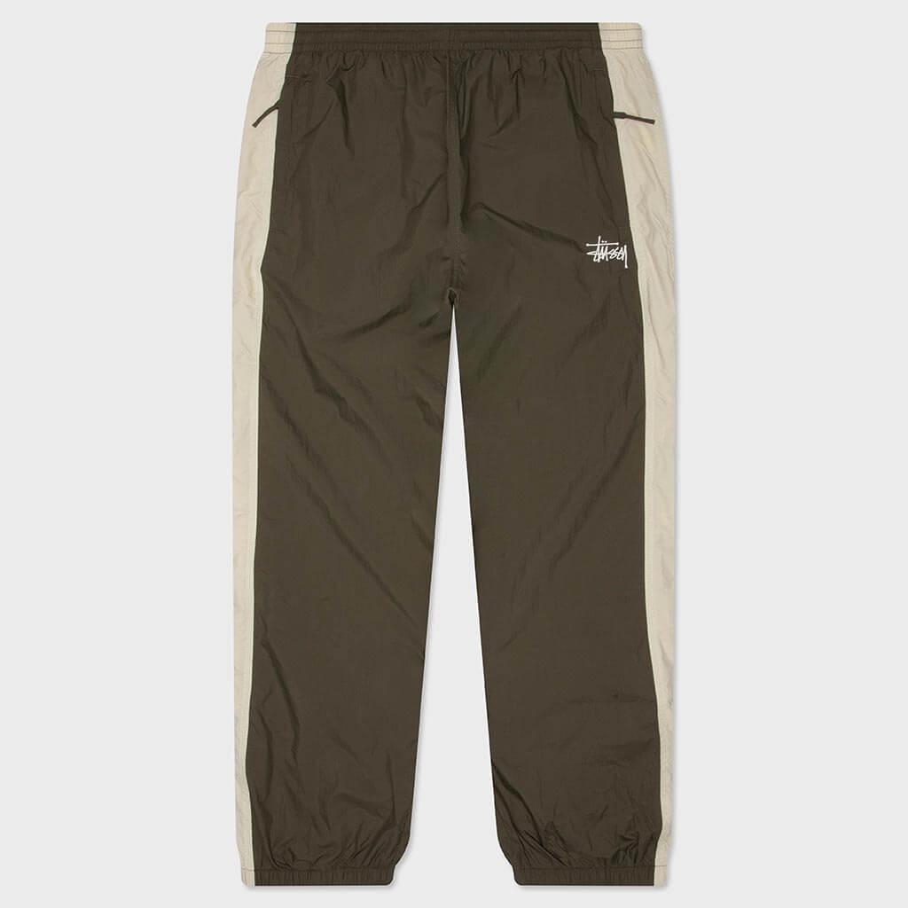 Side Stripe Track Pant - Olive