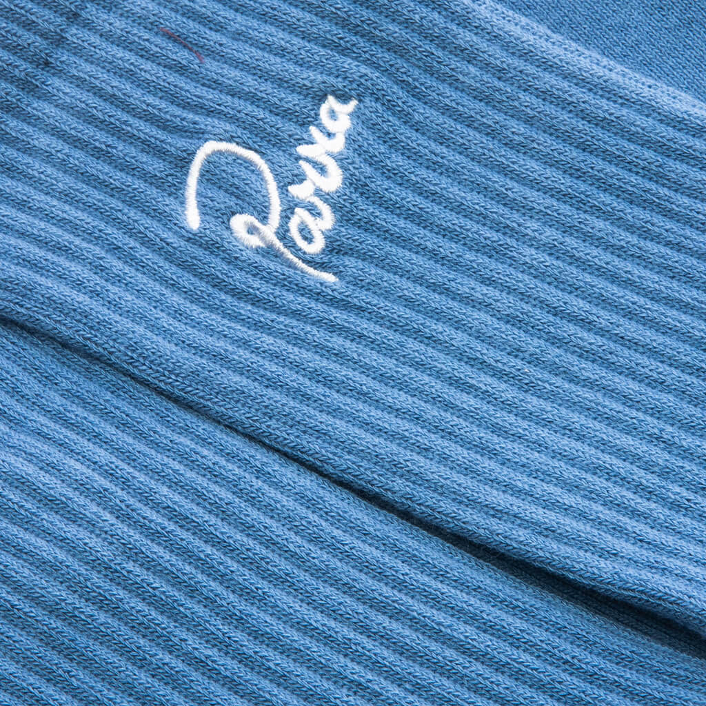 Signature Crew Socks - Blue