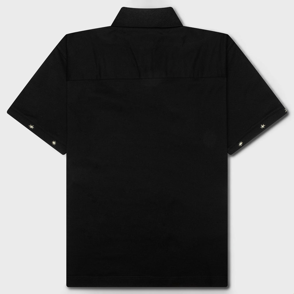 Silk Base Polo - Black