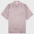 Silk S/S Button Up - Haze Tile
