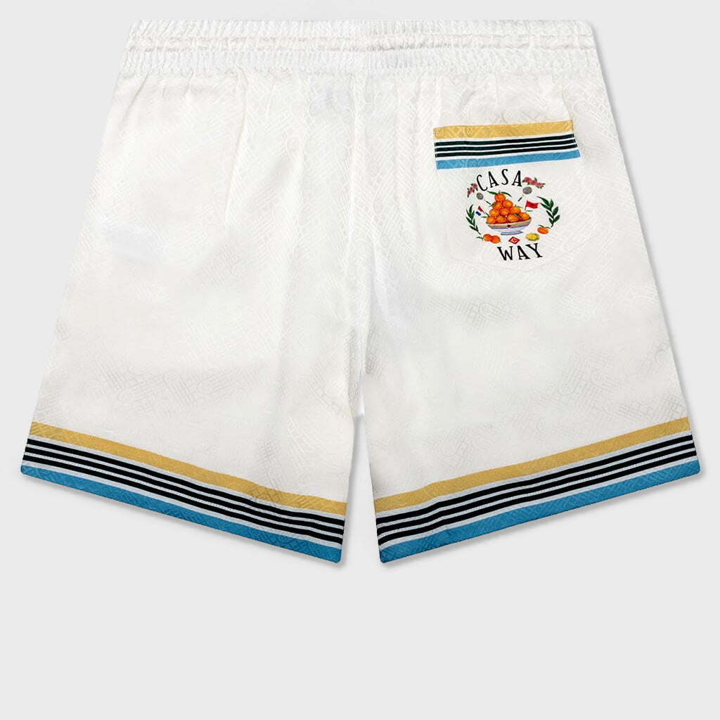 Silk Shorts With Drawstrings - Casa Way