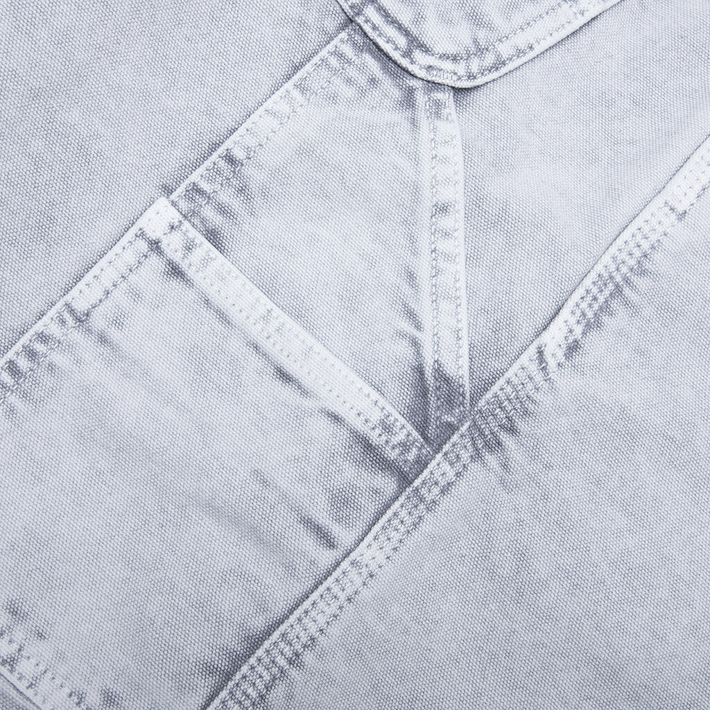 Single Knee Short - Black Chalk Wash
