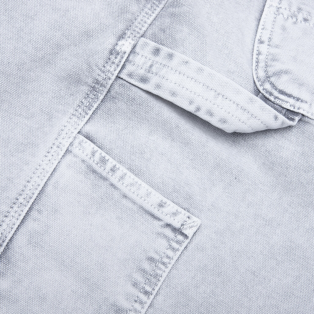 Single Knee Short - Black Chalk Wash