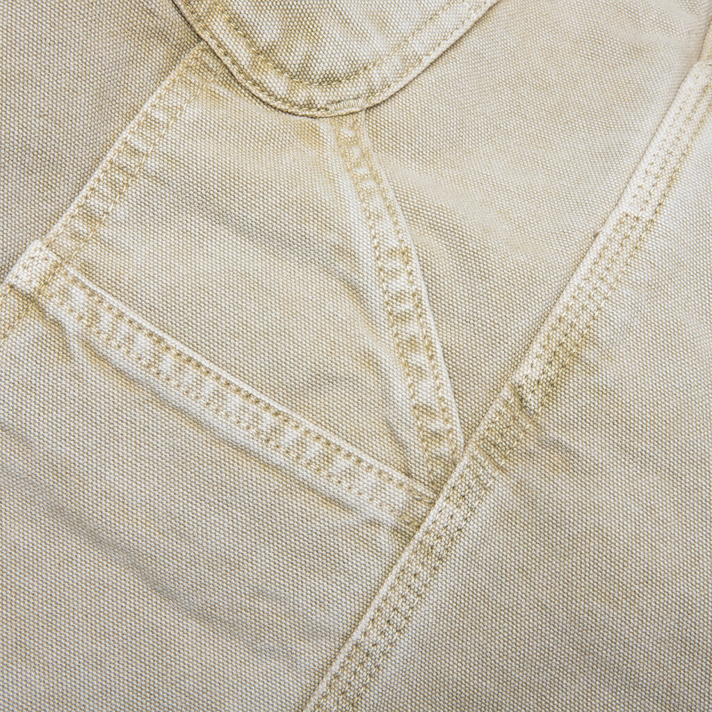 Single Knee Short - Dusty Hamilton Brown Chalk Wash