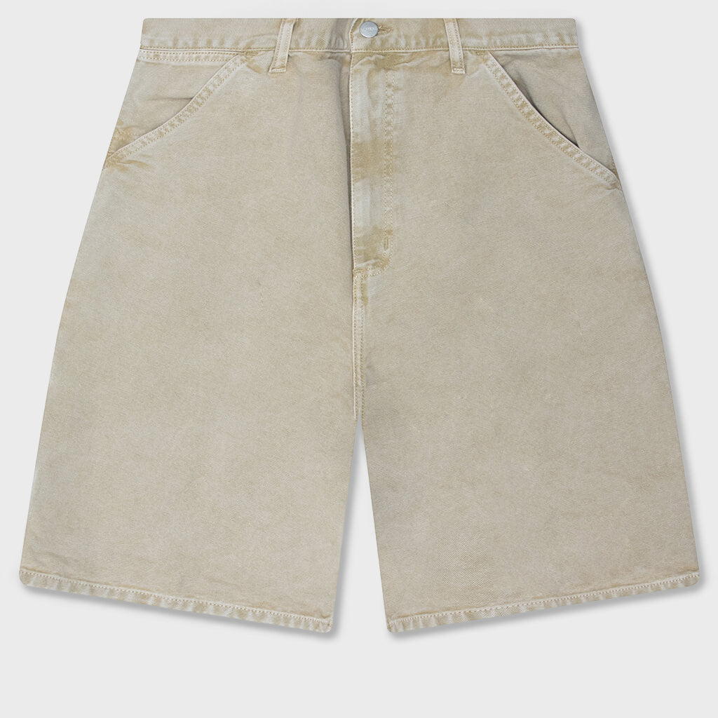Single Knee Short - Dusty Hamilton Brown Chalk Wash