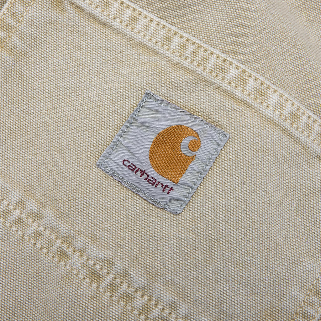 Single Knee Short - Dusty Hamilton Brown Chalk Wash