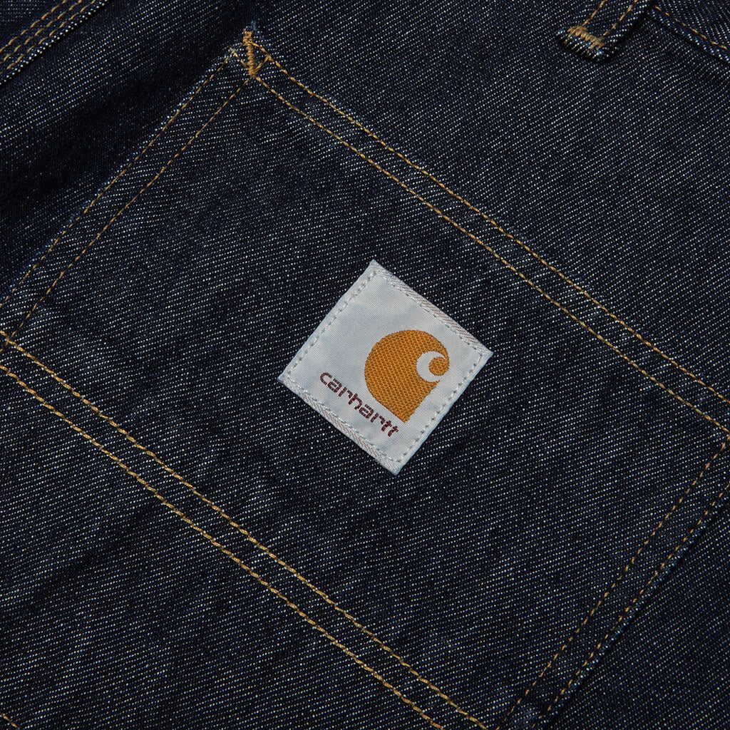 Single Knee Short - Blue Rinsed