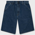 Single Knee Short - Blue Stone Washed