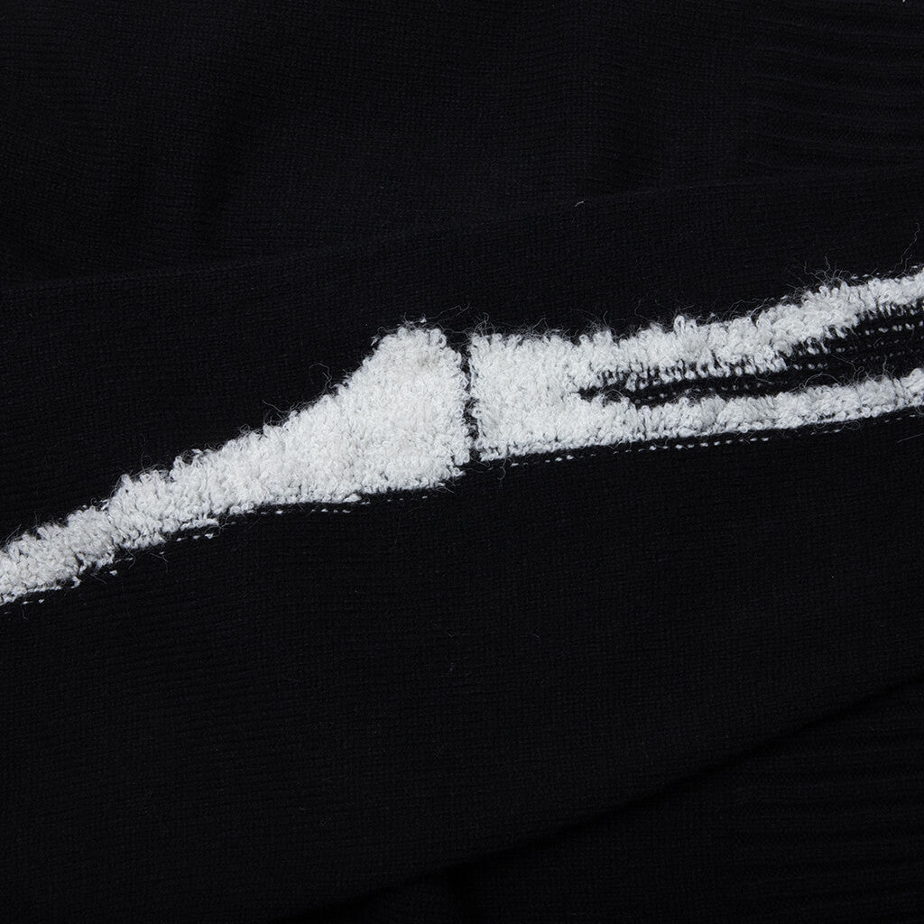 Skelly Knitted Sweater - Black/White