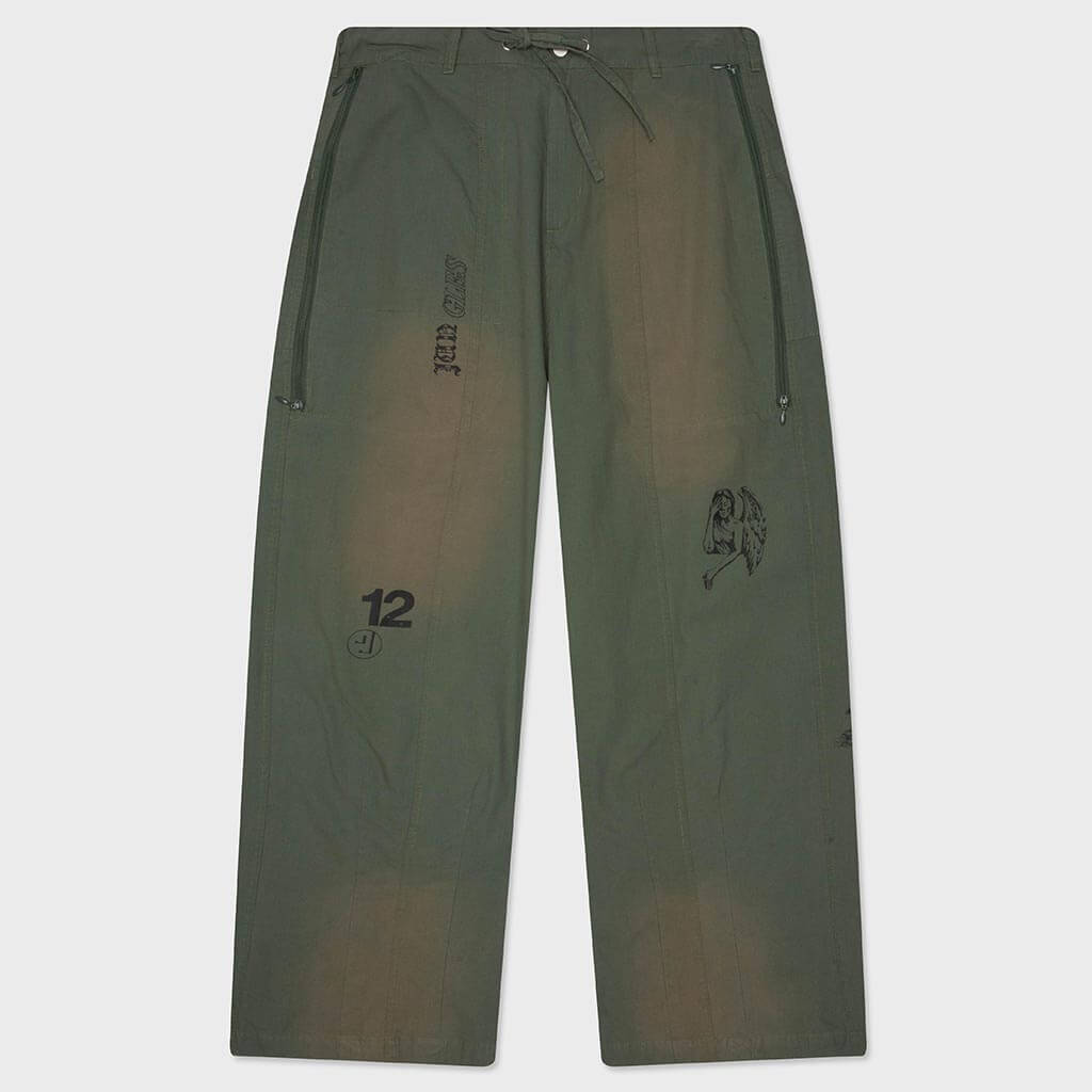 Sketches Balloon Pant - Green