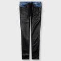 Skinny Coated Indigo - Black