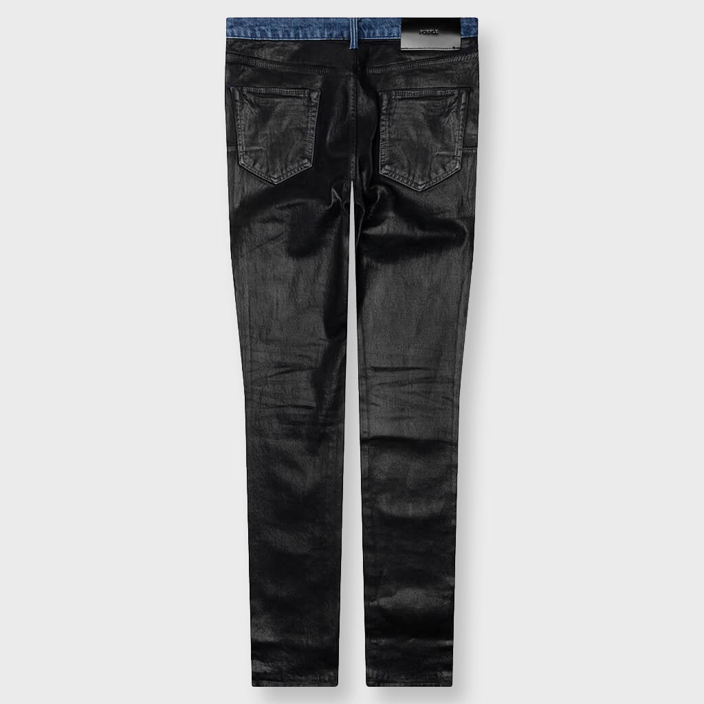 Skinny Coated Indigo - Black