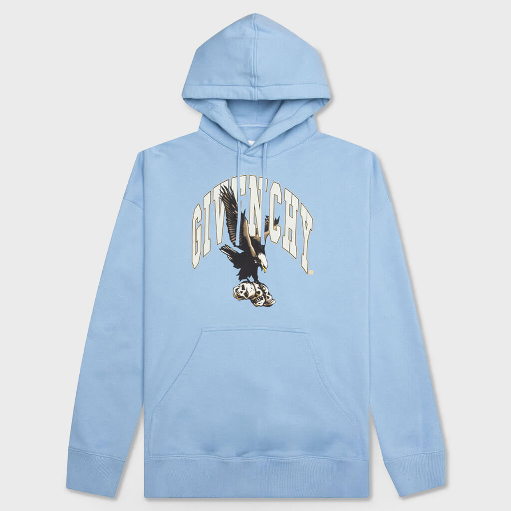 Slim Fit Hoodie - Light Blue