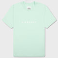 Slim Fit Reverse Print T-Shirt - Aqua Green