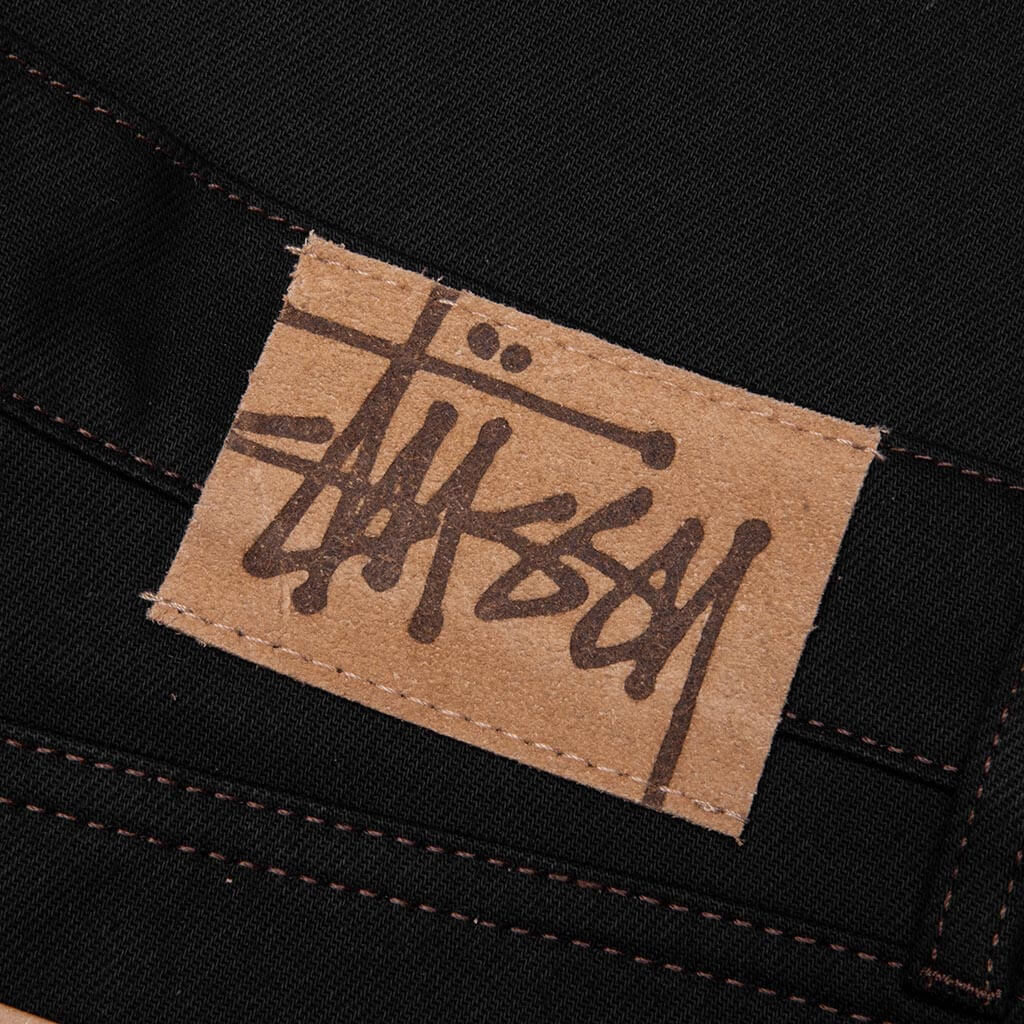 Slim Jean Denim - Raw Black Contrast Stitch
