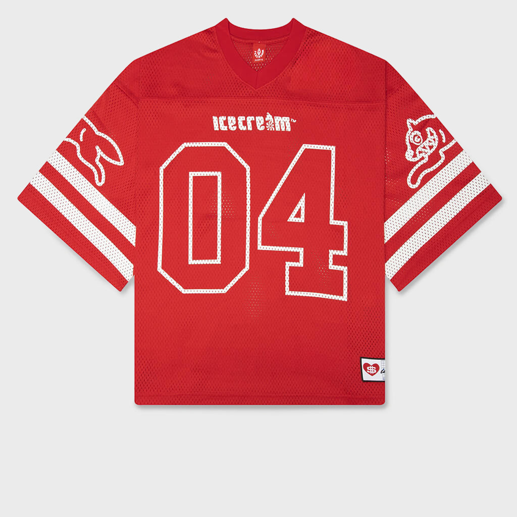Slushie S/S Knit Jersey - Salsa