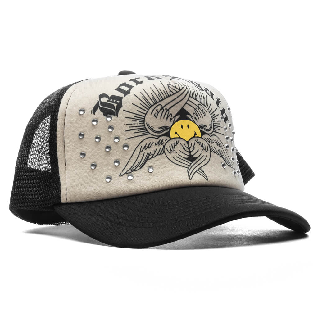 Smiley Born Again Trucker Hat - Multi