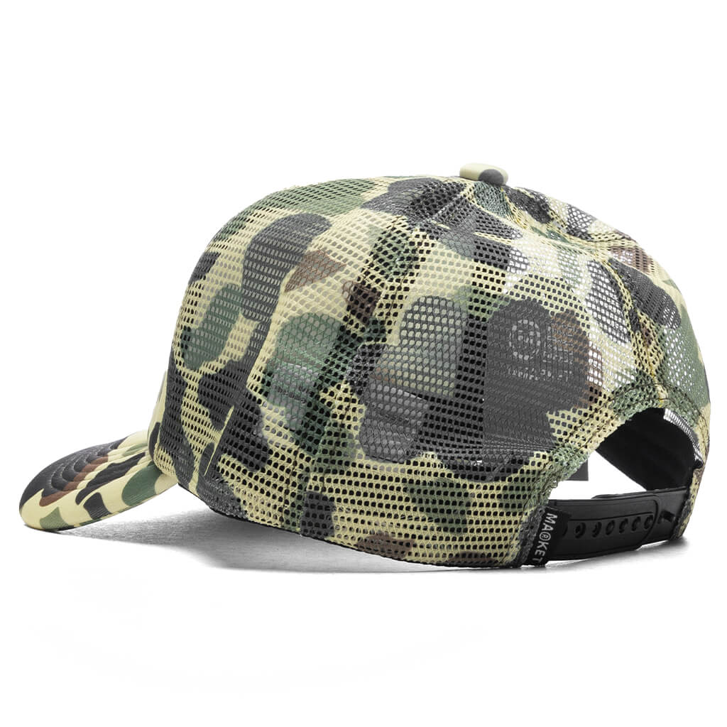 Smiley Camo Trucker Hat - Woodland