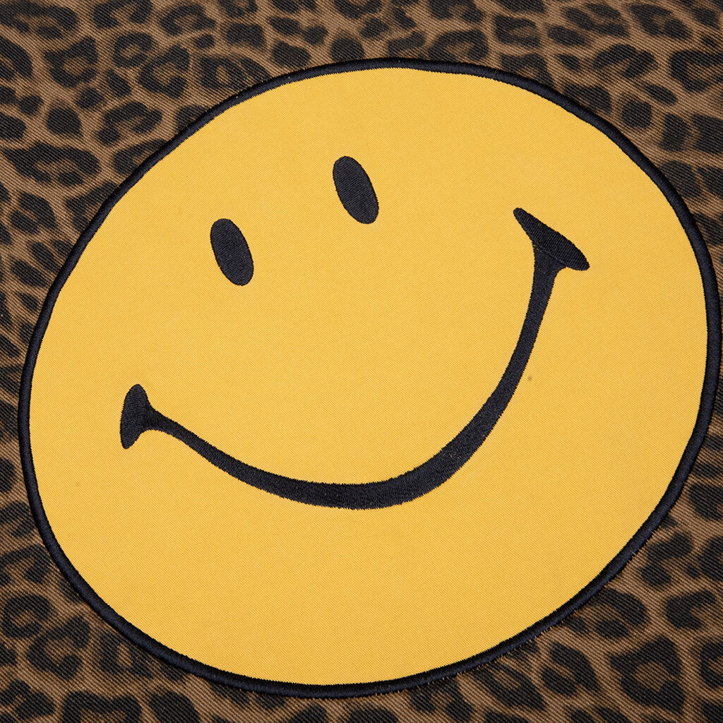 Smiley LA Work Jacket - Leopard Print/Brown