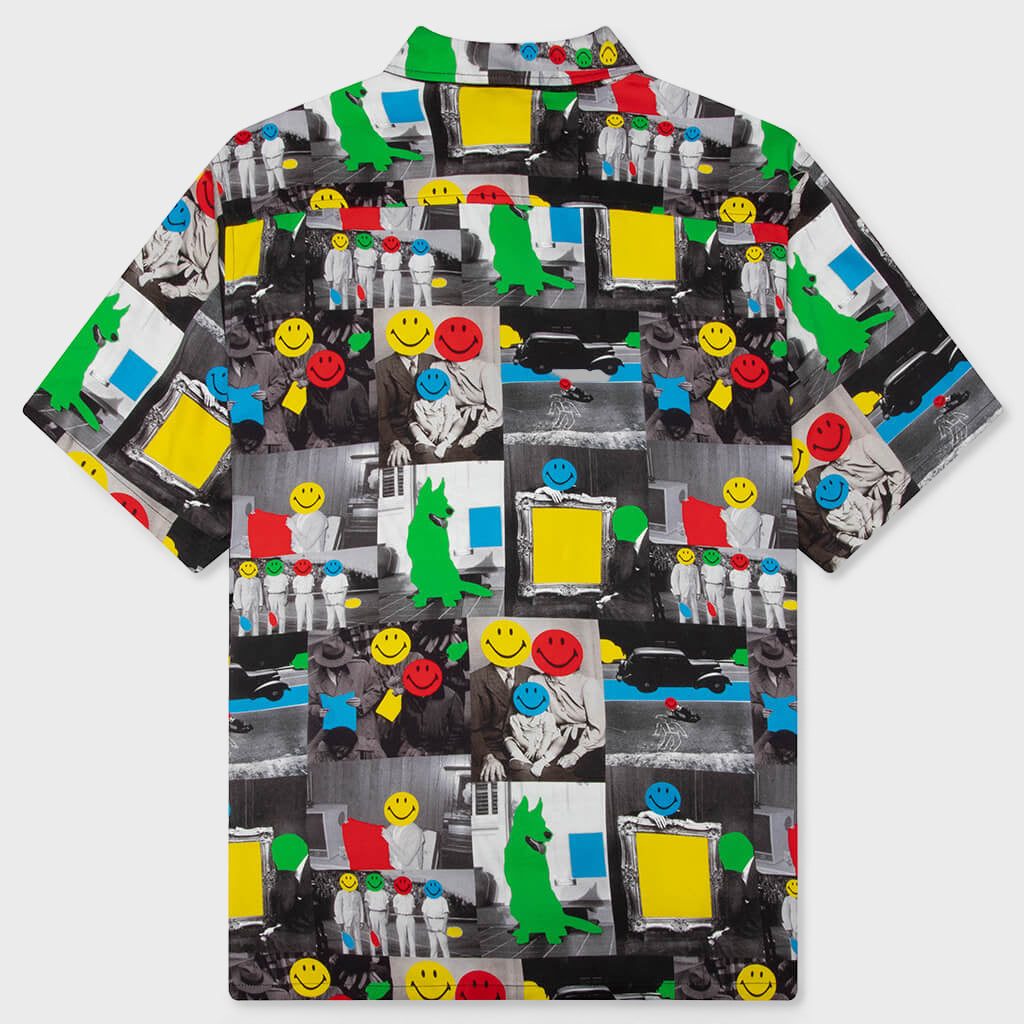 Smiley Collage S/S Woven - Multi