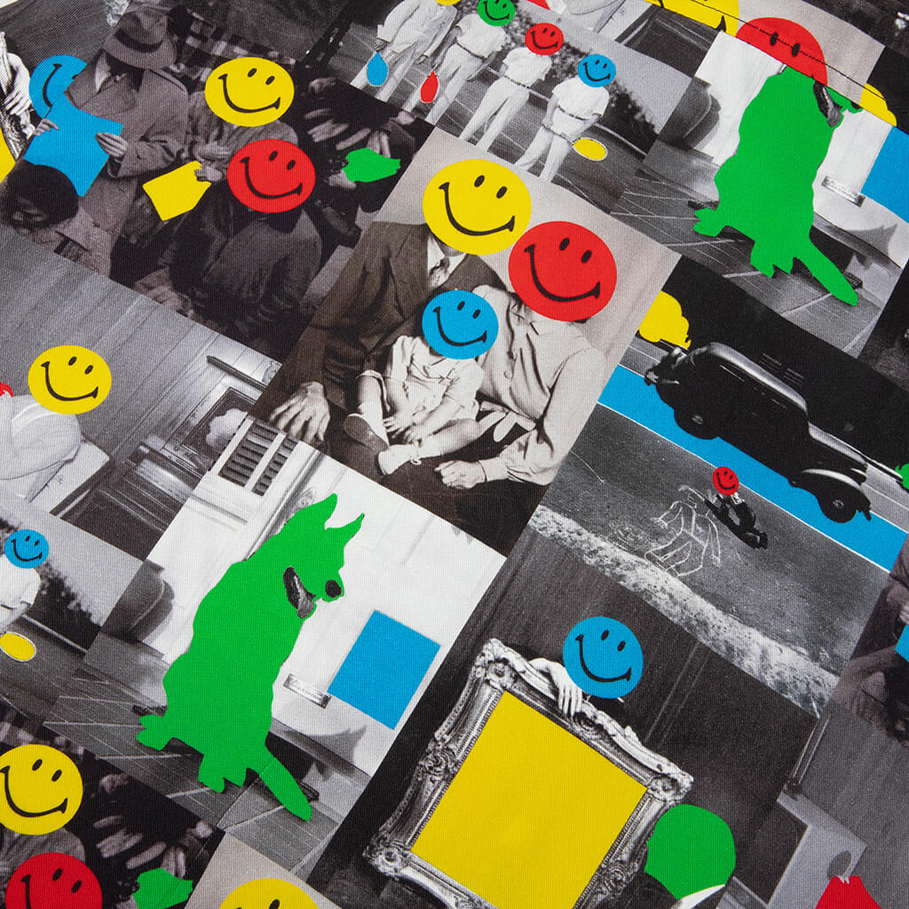 Smiley Collage S/S Woven - Multi