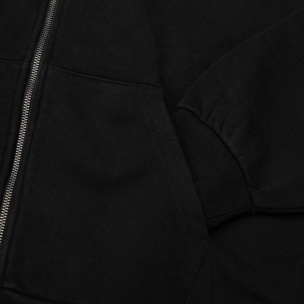 Smiley Devil Full Zip Hoodie - Black