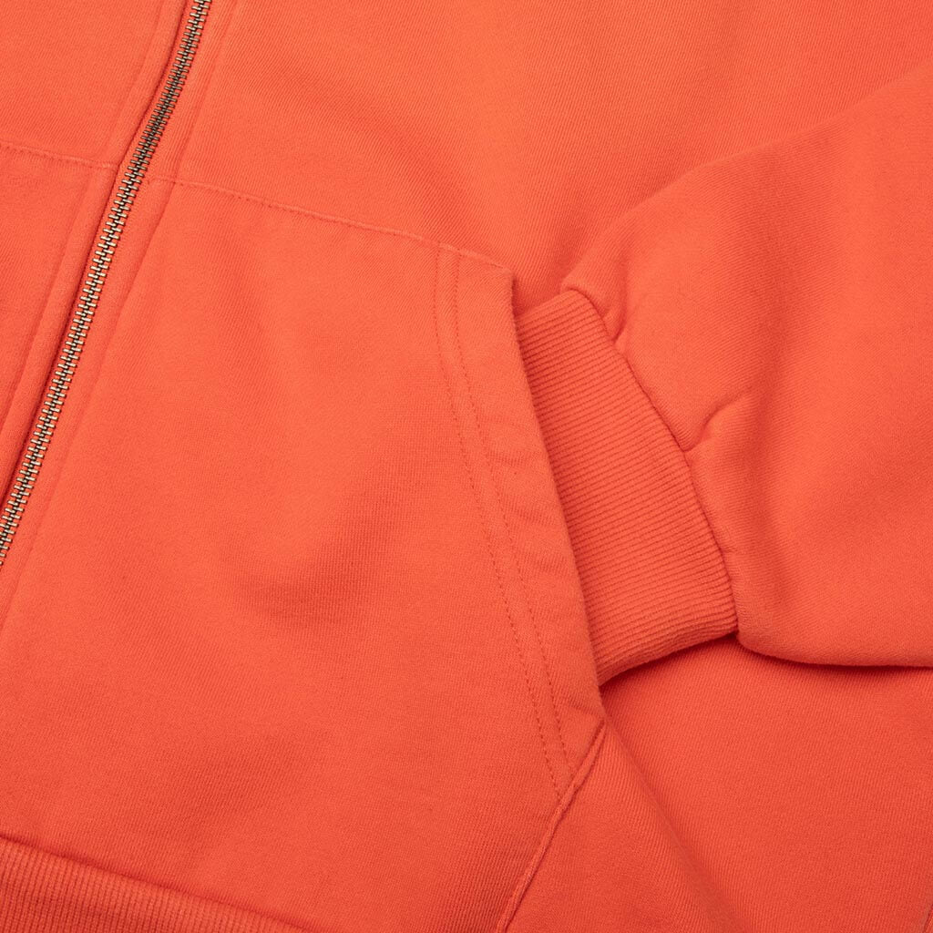 Smiley Devil Full Zip Hoodie - Red
