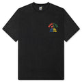 Smiley Foul Play T-Shirt - Washed Black