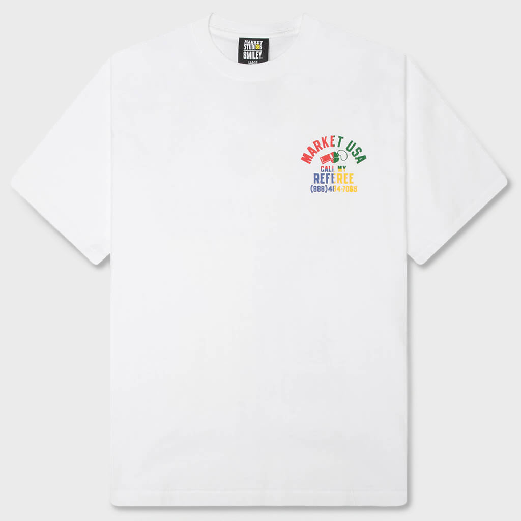 Smiley Foul Play T-Shirt - White