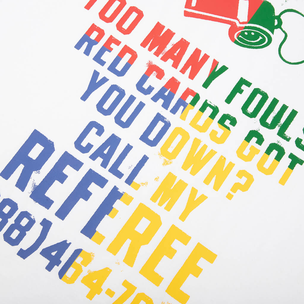 Smiley Foul Play T-Shirt - White